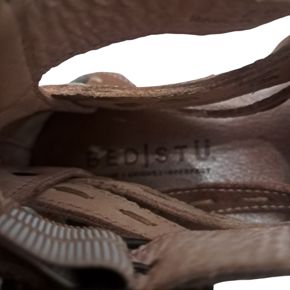 Bed Stu Artemis Sandal Womens 7 Brown Leather Strappy Gladiator Boho Festival - Picture 10 of 11